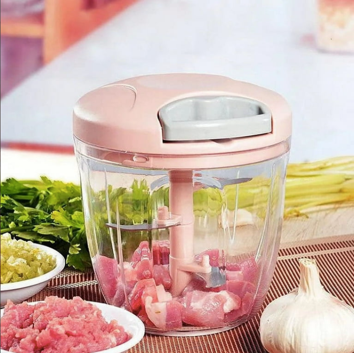 Manual Easy Spin Vegetable Cutter Multifunctional Carrot Vegetable Garlic Onion Chopper Kitchen Tool