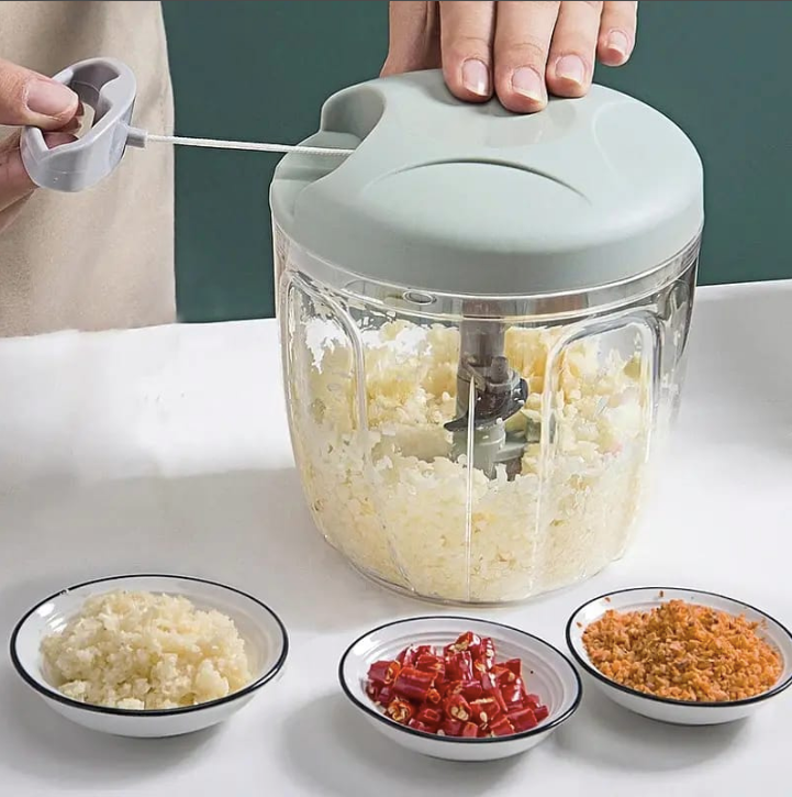 Manual Easy Spin Vegetable Cutter Multifunctional Carrot Vegetable Garlic Onion Chopper Kitchen Tool