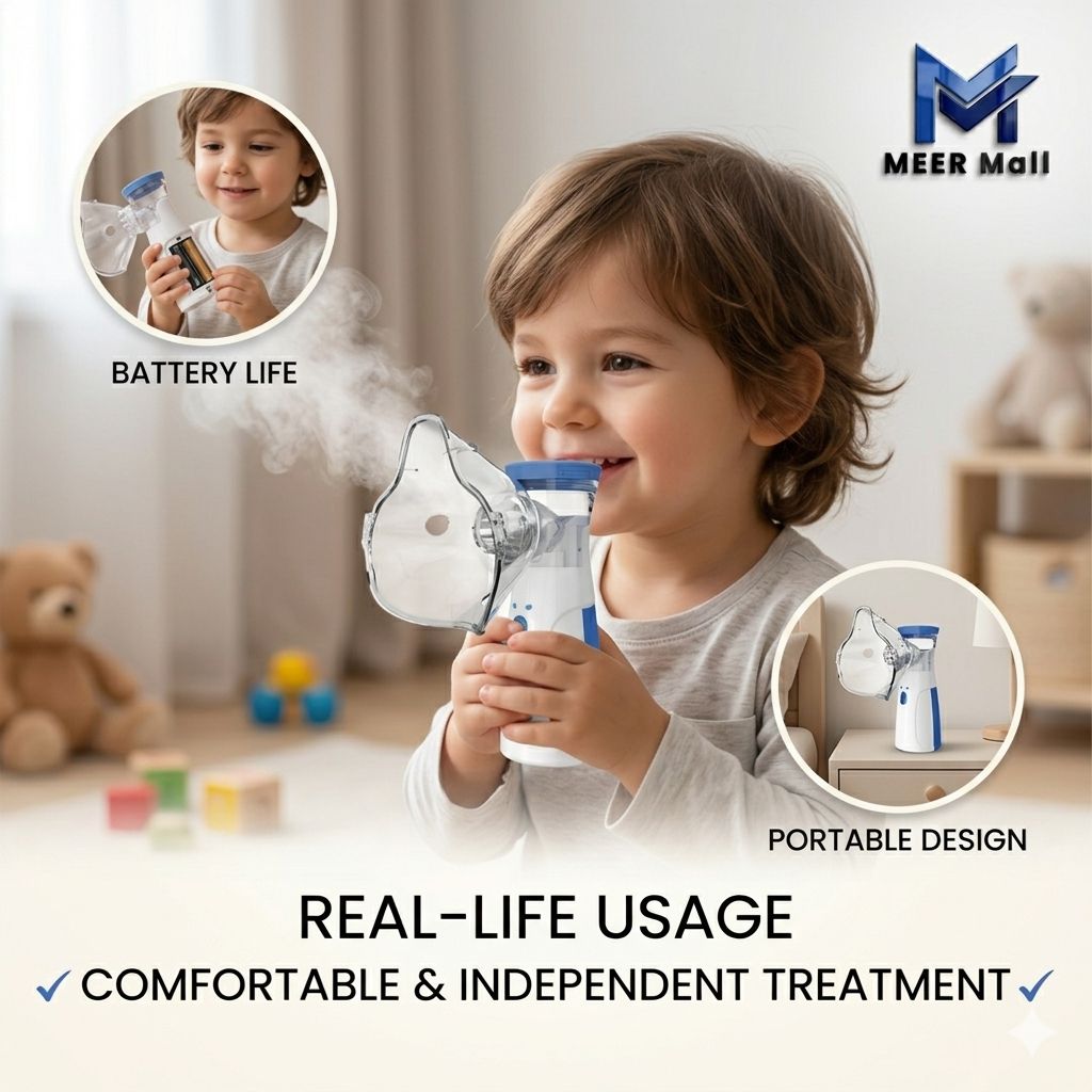 Portable Face Mist Medical Nebulizer - (IMPORTED)