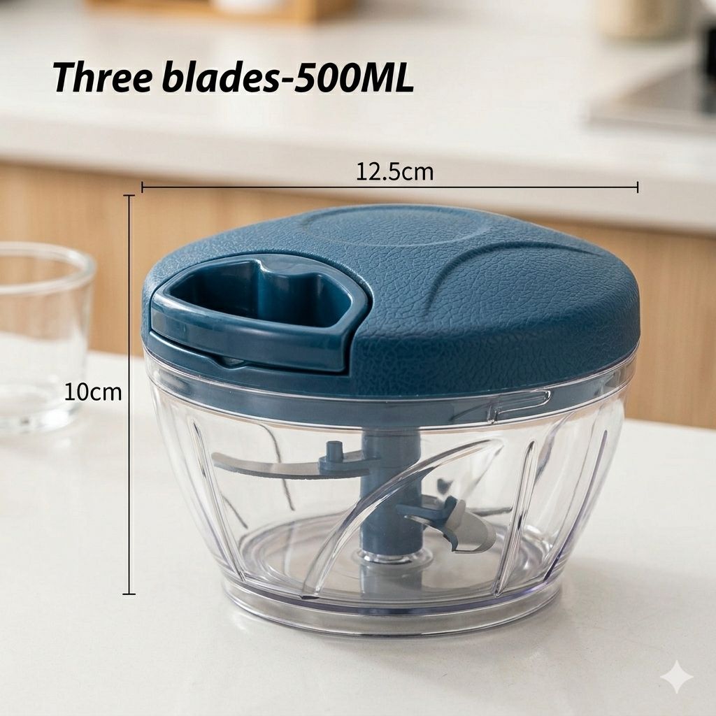 Manual Easy Spin Vegetable Cutter Multifunctional Carrot Vegetable Garlic Onion Chopper Kitchen Tool