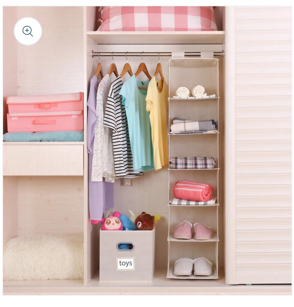 5 Partition Closet Organizer