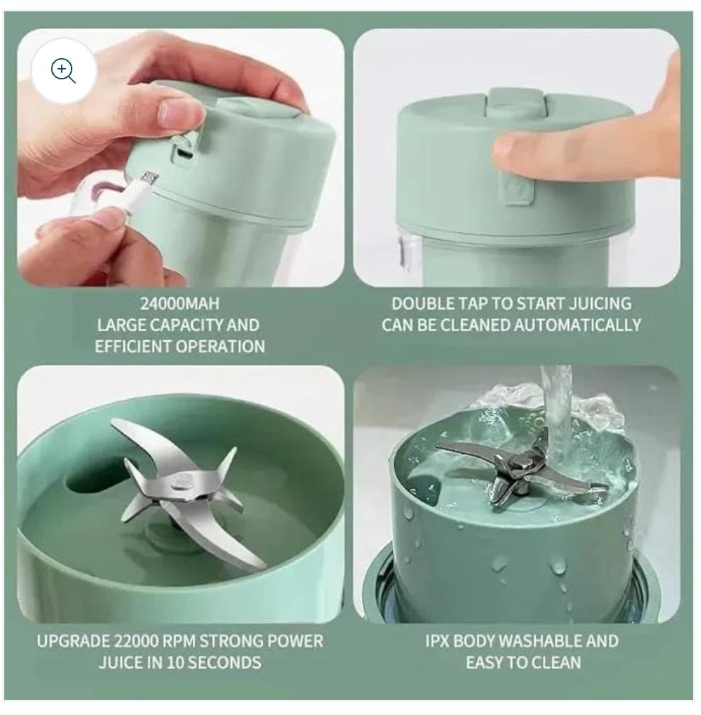 Rechargeable Straw Mini Portable Juicer Blender