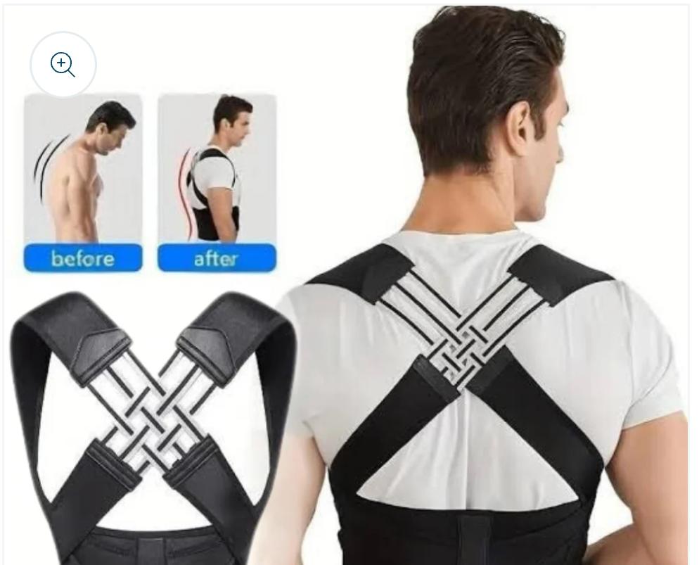 Adjustable Back Shoulder Posture Corrector - (IMPORTED)
