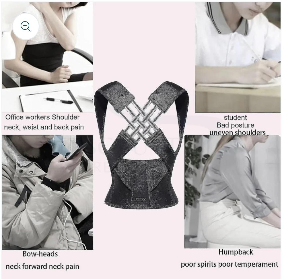 Adjustable Back Shoulder Posture Corrector - (IMPORTED)