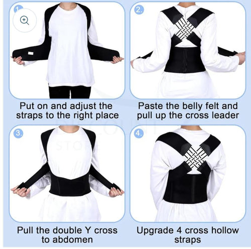 Adjustable Back Shoulder Posture Corrector - (IMPORTED)