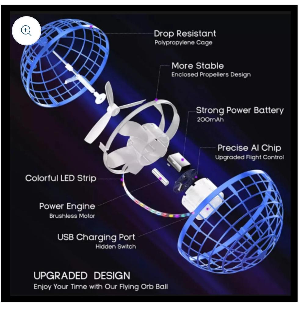 Kids Magic Flying Nova Ball