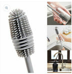 Long Silicon Kitchen Cleaner Bottle Brush