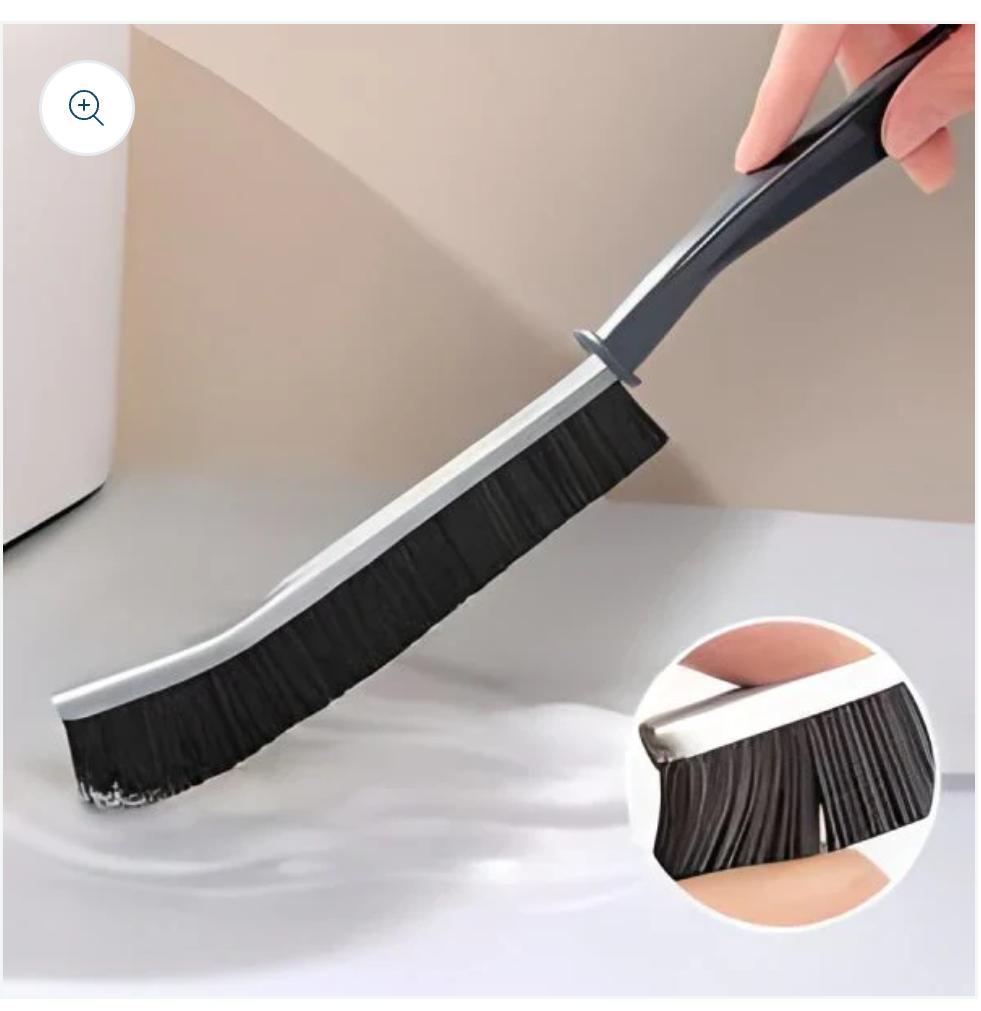 Window Brush for Home Window Gap - (BLACK)