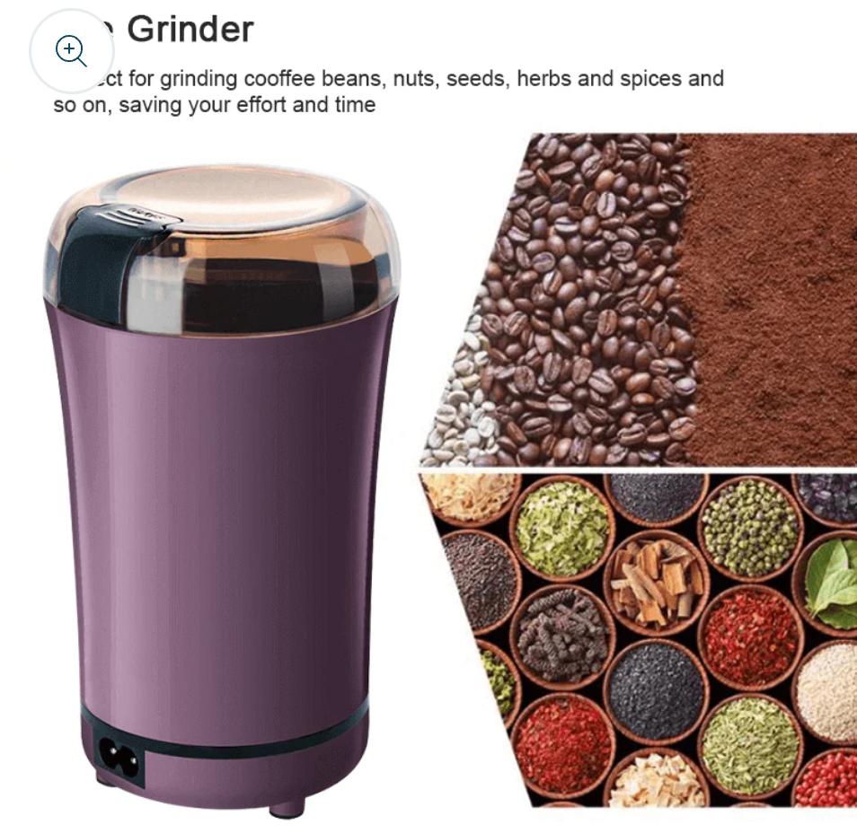 Powerful Mini Electric Coffee Grinder