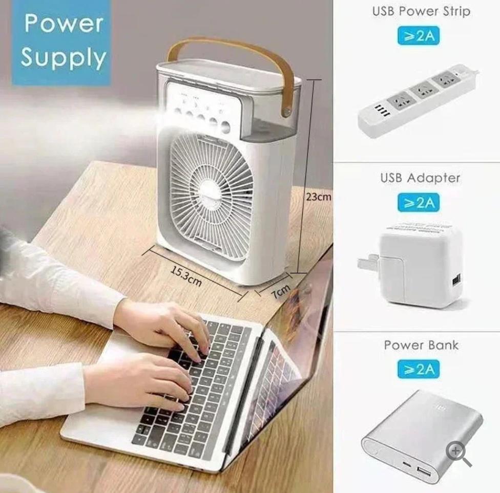 3 In 1 Air Humidifier Water Cooling Fan