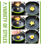 4 Pcs Stainless Steel Fried Egg Moulds