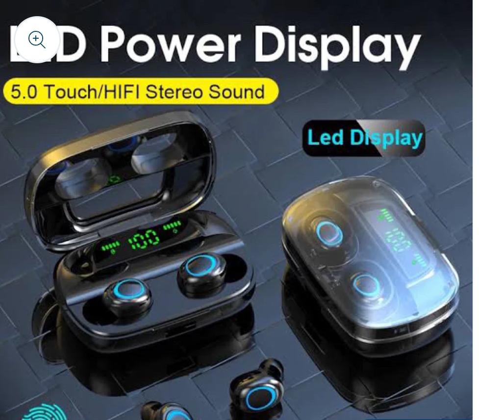 M10 Wireless TWS V5.1 EarBuds with Touch Display