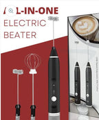 2 in 1 Rechargeable Electric Coffee Beater & Frother