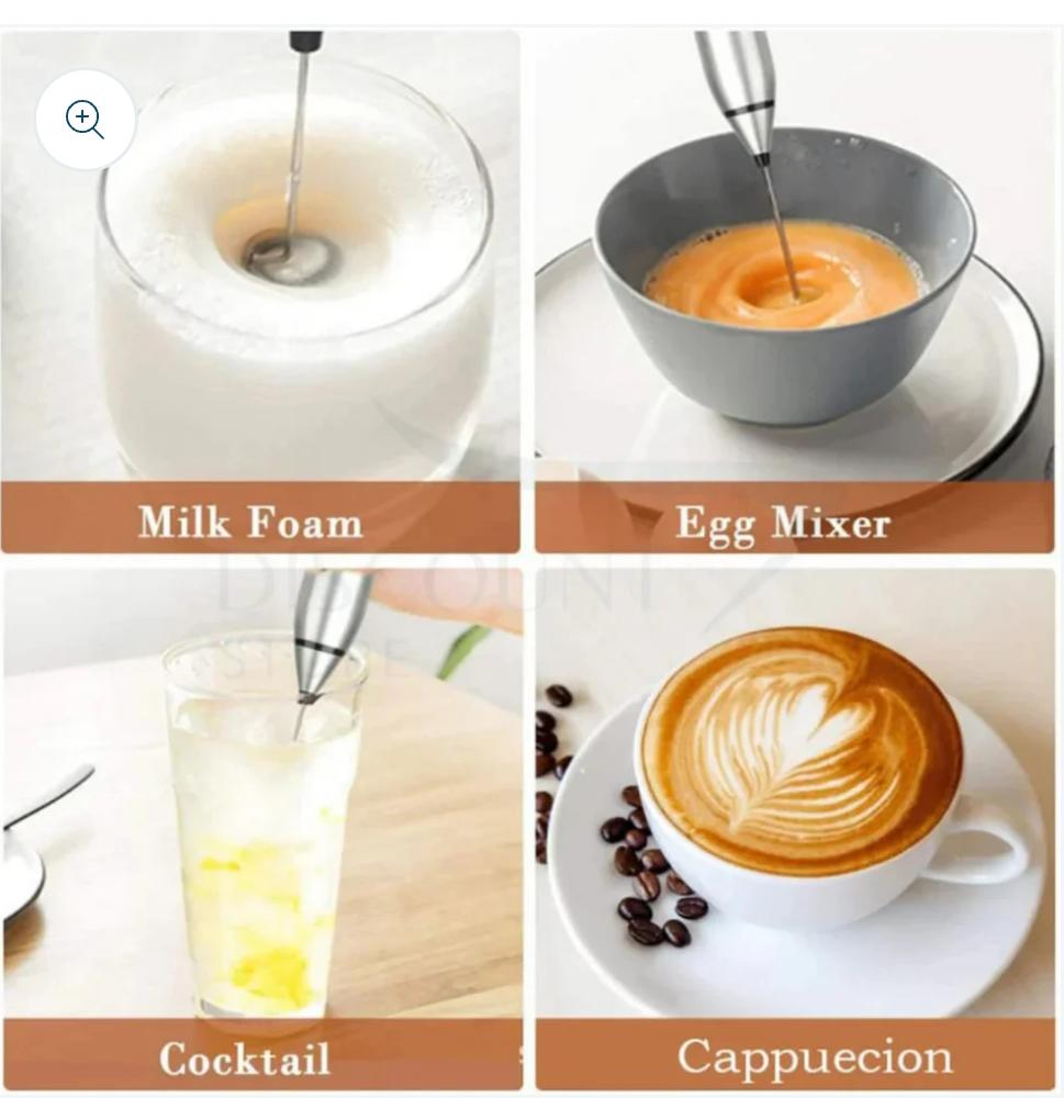 2 in 1 Rechargeable Electric Coffee Beater & Frother