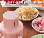 Rechargeable Electric Bowl Food Chopper (250ML)