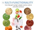 Rechargeable Electric Bowl Food Chopper (250ML)