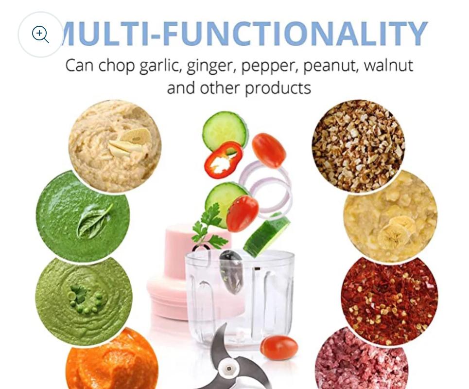 Rechargeable Electric Bowl Food Chopper (250ML)