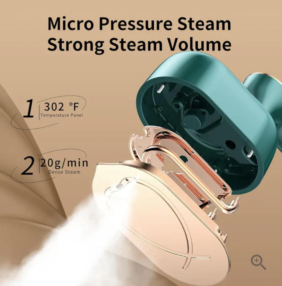 Portable Micro Steam Iron – Dual Mode Dry & Wet Ironing | Portable & Fast Heating