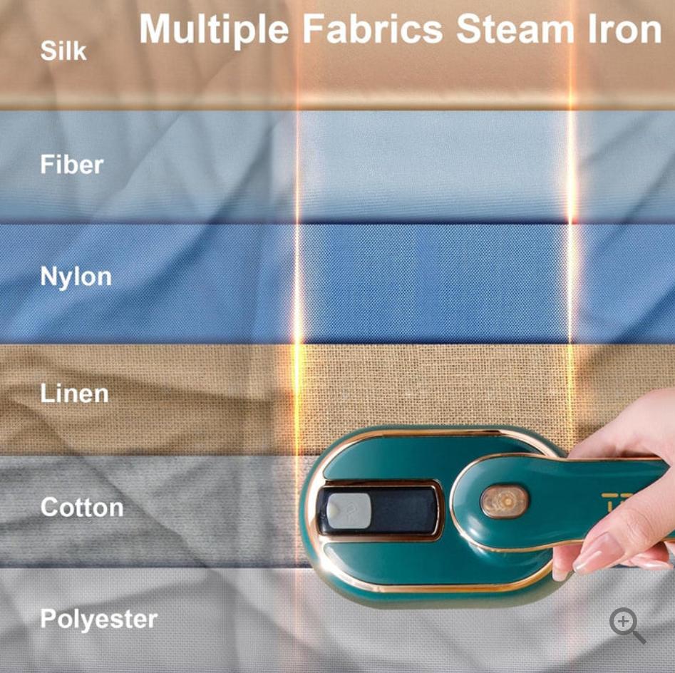 Portable Micro Steam Iron – Dual Mode Dry & Wet Ironing | Portable & Fast Heating