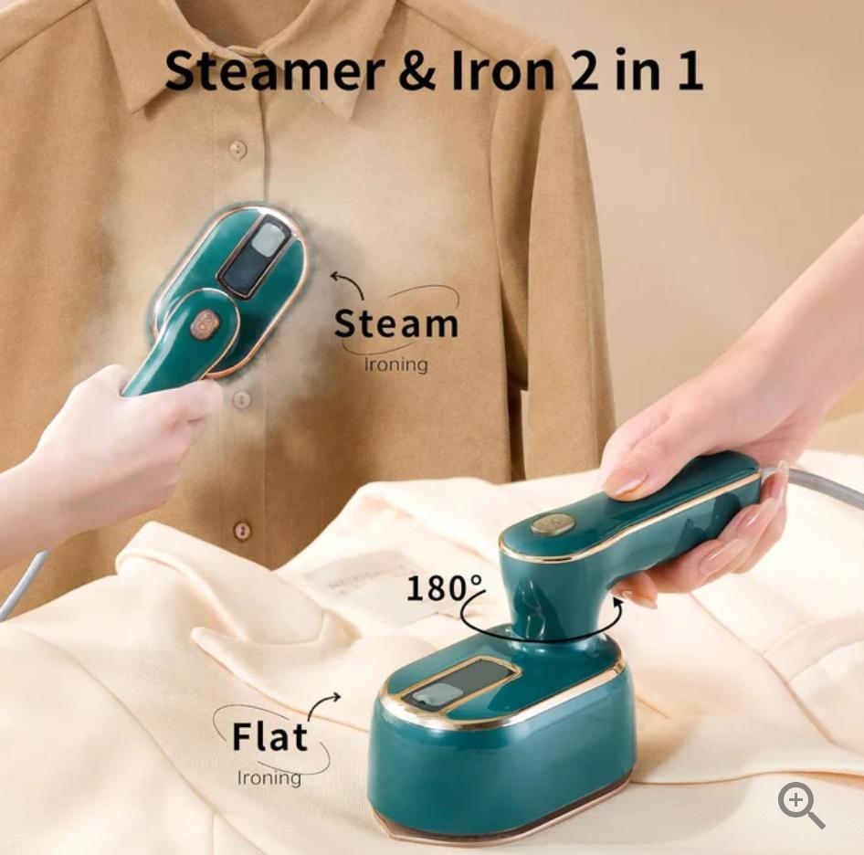 Portable Micro Steam Iron – Dual Mode Dry & Wet Ironing | Portable & Fast Heating