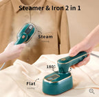 Portable Micro Steam Iron – Dual Mode Dry & Wet Ironing | Portable & Fast Heating