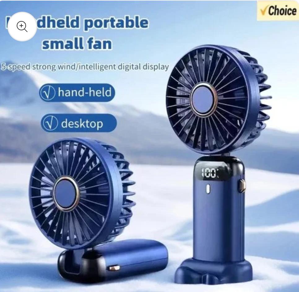 Candy-colored Mini fan rechargeable USB Fan rechargeable portable electric fan Mini/Hand-Held Fans