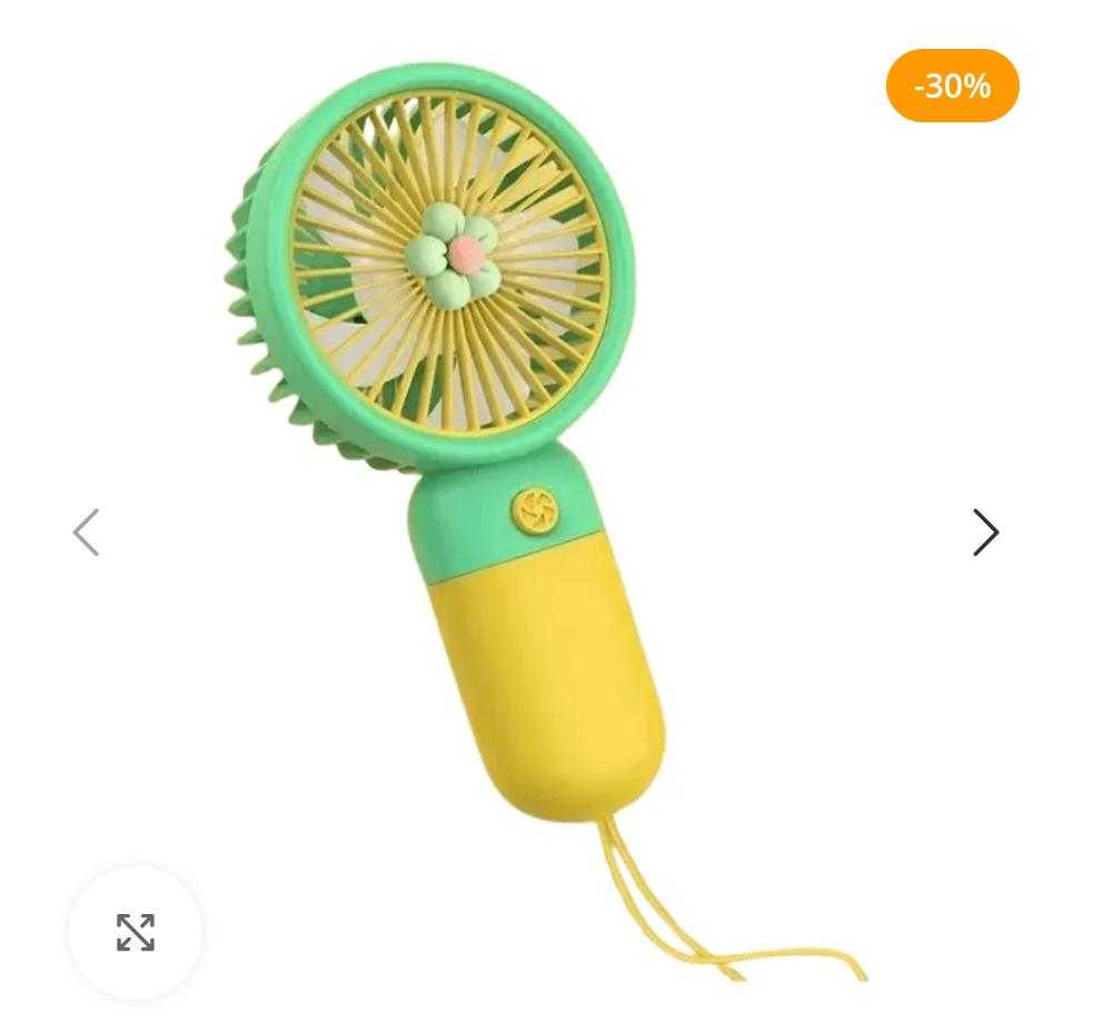 Candy-colored Mini fan rechargeable USB Fan rechargeable portable electric fan Mini/Hand-Held Fans