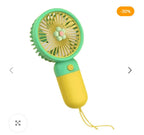 Candy-colored Mini fan rechargeable USB Fan rechargeable portable electric fan Mini/Hand-Held Fans