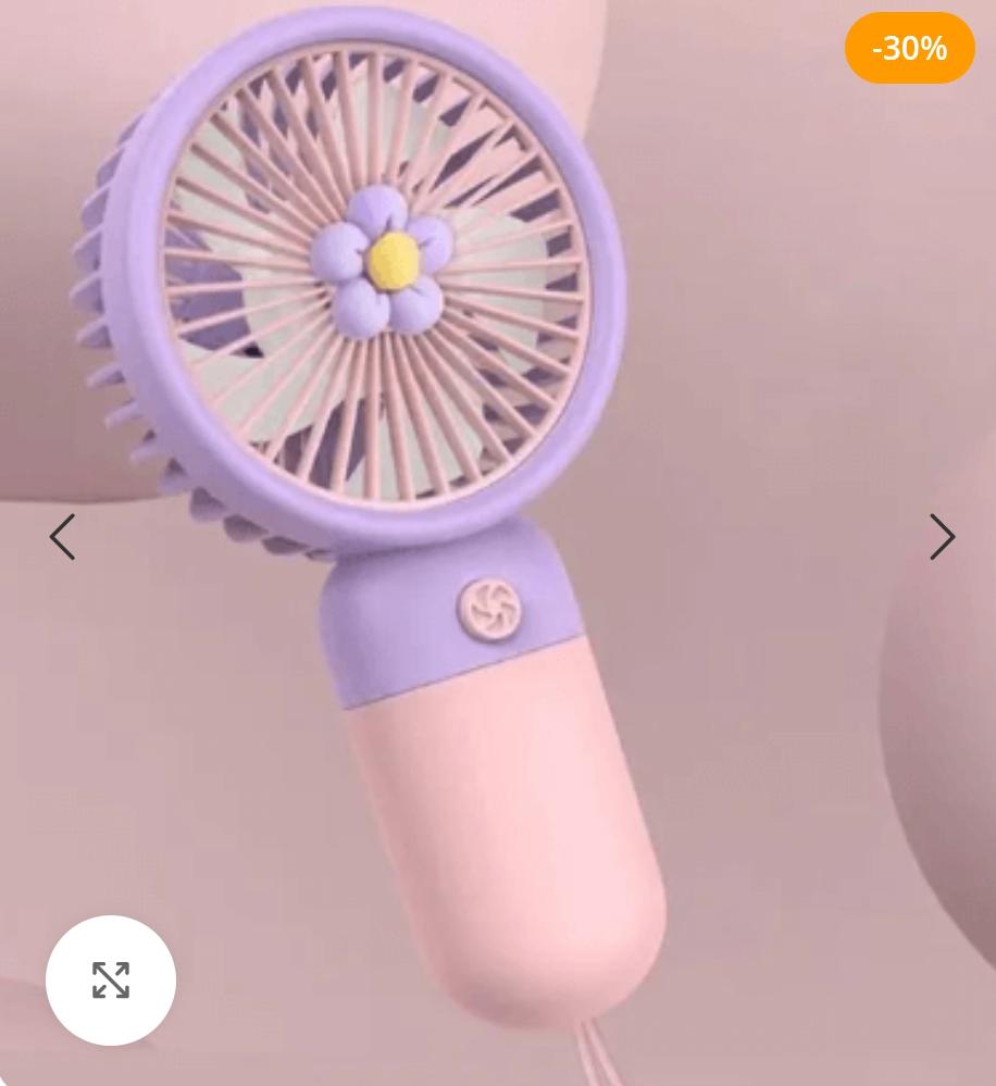 Candy-colored Mini fan rechargeable USB Fan rechargeable portable electric fan Mini/Hand-Held Fans