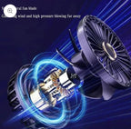 Portable USB Fan LED Display | 5-Speed Folding Handheld Desktop Mini Cooler