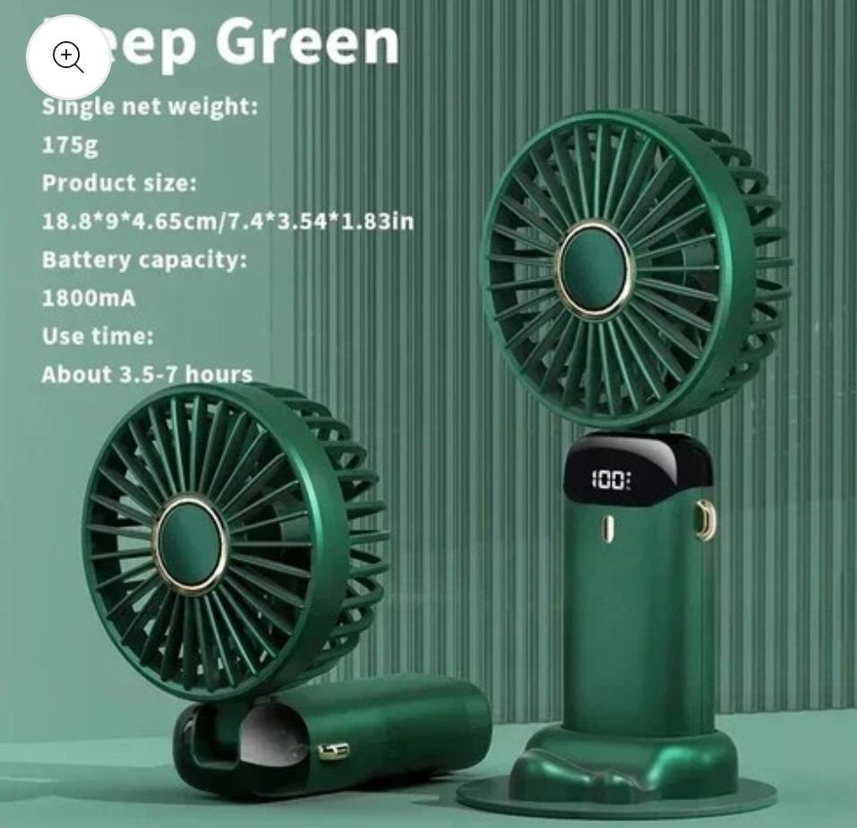 Candy-colored Mini fan rechargeable USB Fan rechargeable portable electric fan Mini/Hand-Held Fans