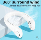 Portable Mini Neck Air Cooler Fan – Rechargeable & Lightweight for Summer Comfort
