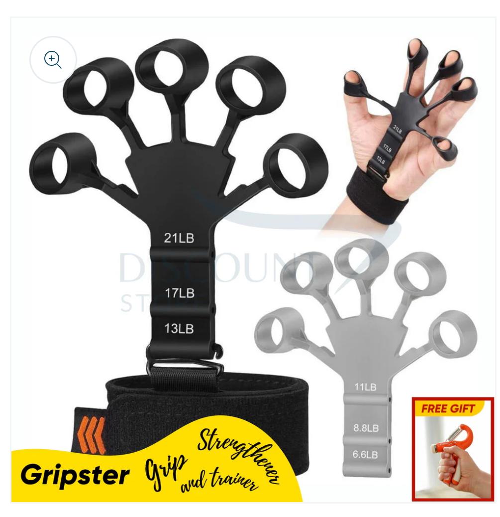 Gripster Hand Grip Trainer & Strengthener