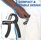 Adjustable Hand Gripper Resistance Hand Muscle Trainer For Stronger Forearms Exerciser