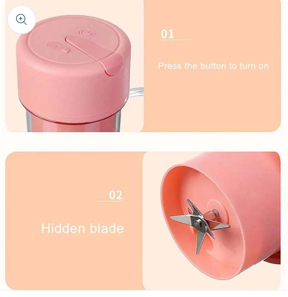 Portable Juicer Cup Blender Straw Juicer