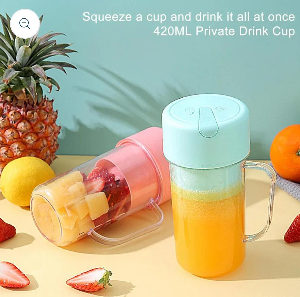 Portable Juicer Cup Blender Straw Juicer