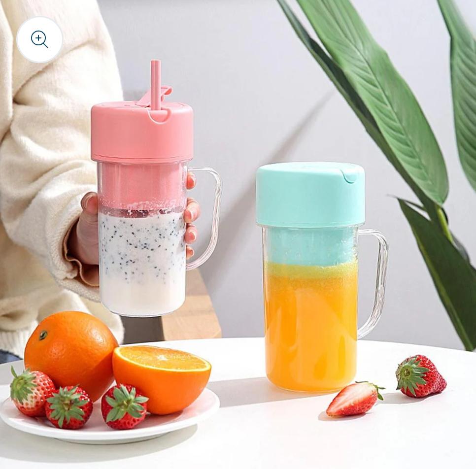 Portable Juicer Cup Blender Straw Juicer