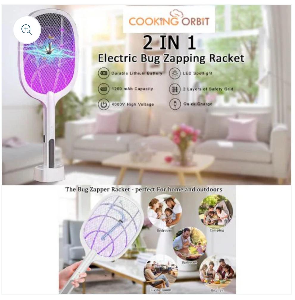 Electric Rechargeable Mosquito Killer Racket