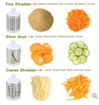 - 3 In 1 Rotary Drum Grater Kaddu Kash - [IMPORTED]