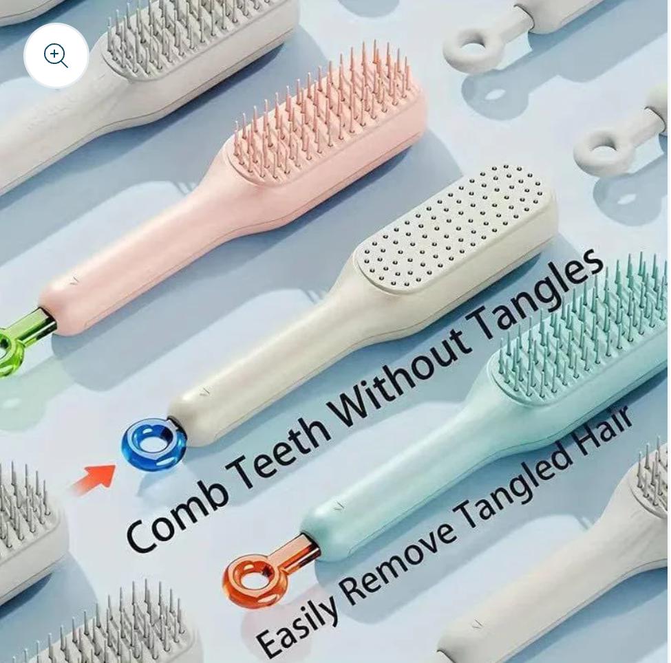 Self Cleaning Hair Comb