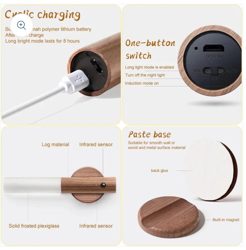 Induction wall lamp light
