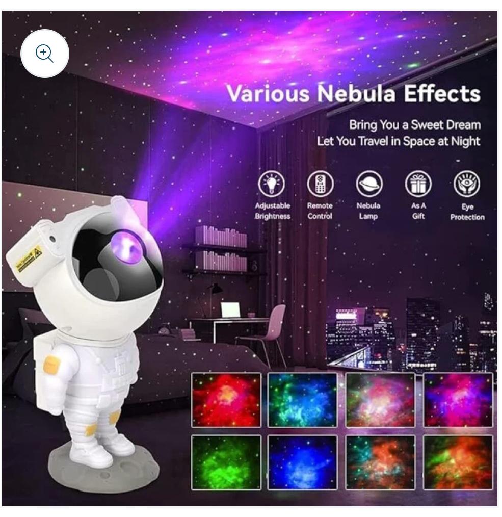 Astronaut Galaxy Starry Sky Nebula Light Projector