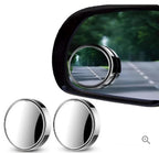 2 Pcs Car Blind Spot Side Mirror Wide-angle 360