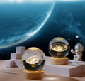 Galaxy Crystal Ball Lamp | 3D Planet Moon Night Light