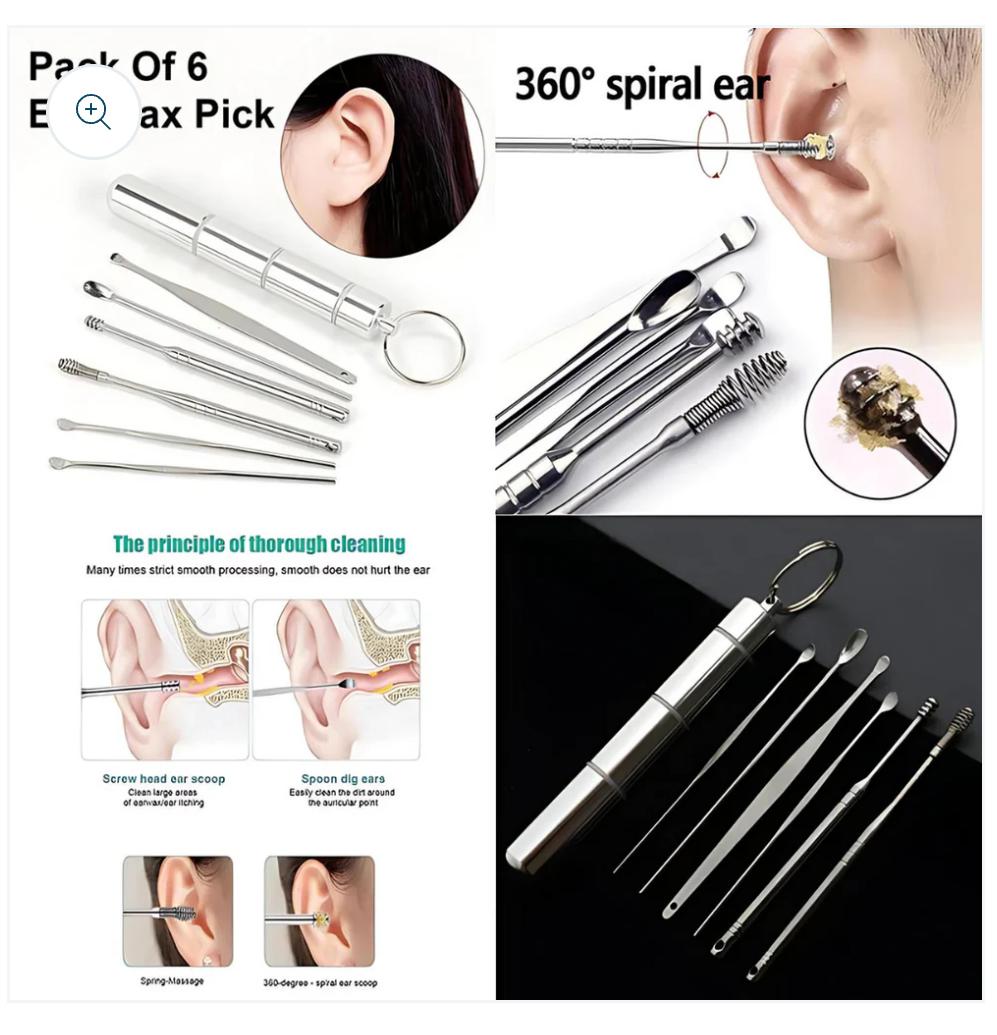 6 PCS Ear Wax Removal Kit -
