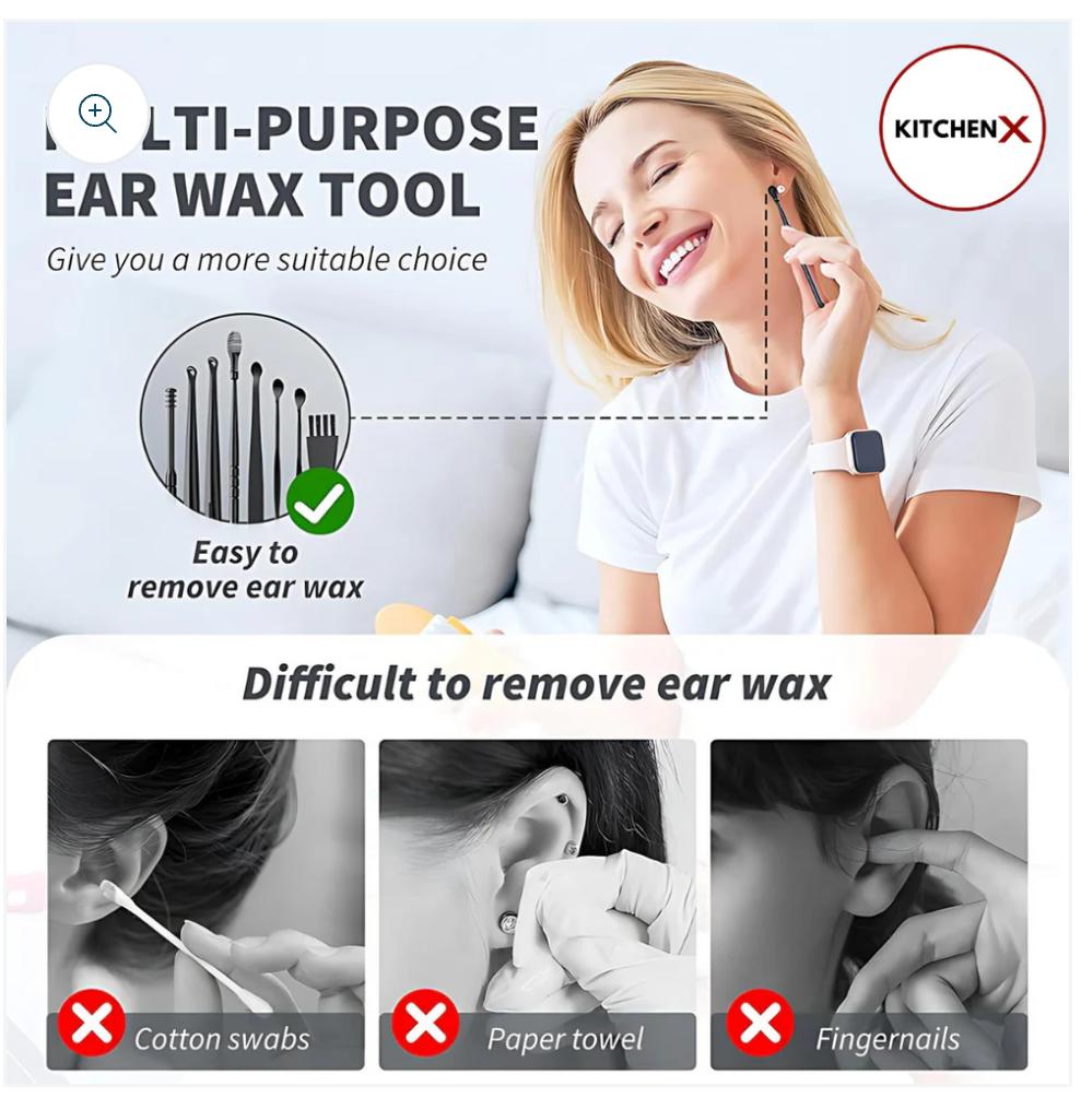 6 PCS Ear Wax Removal Kit -
