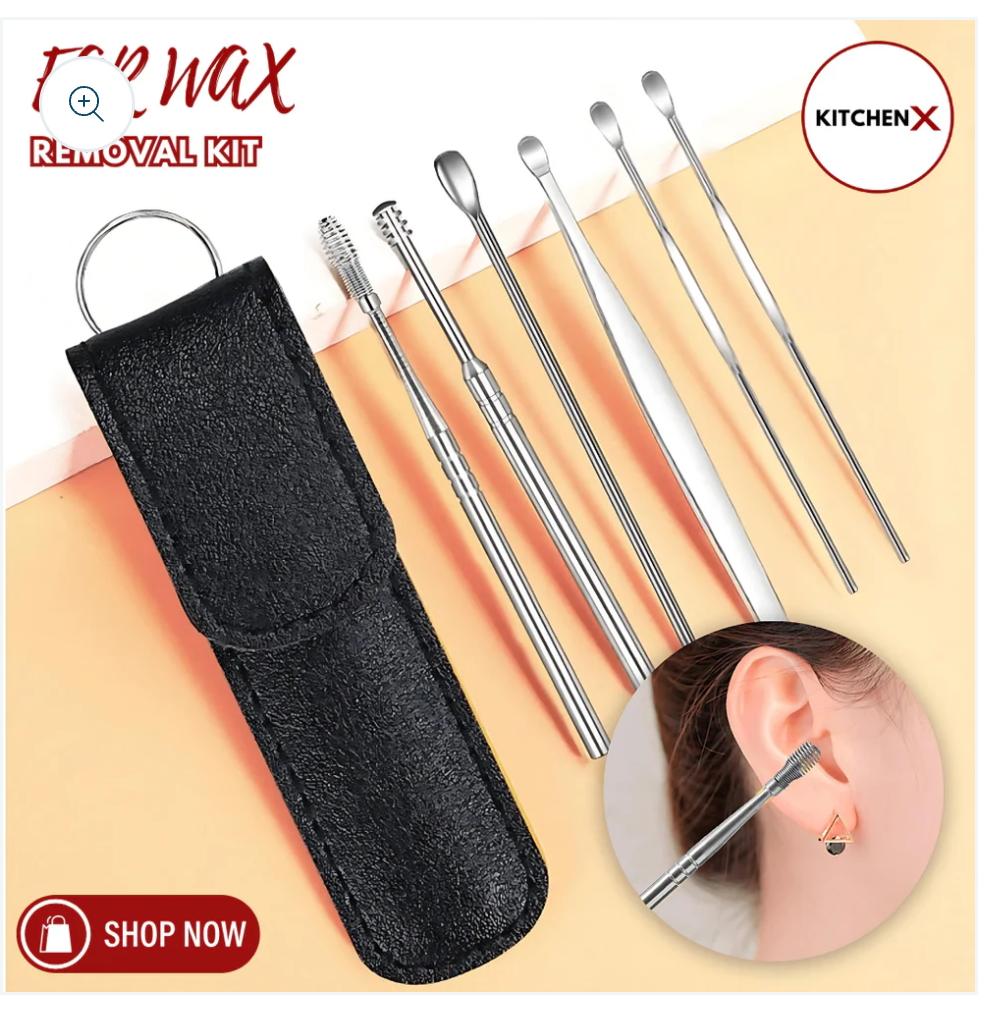 6 PCS Ear Wax Removal Kit -