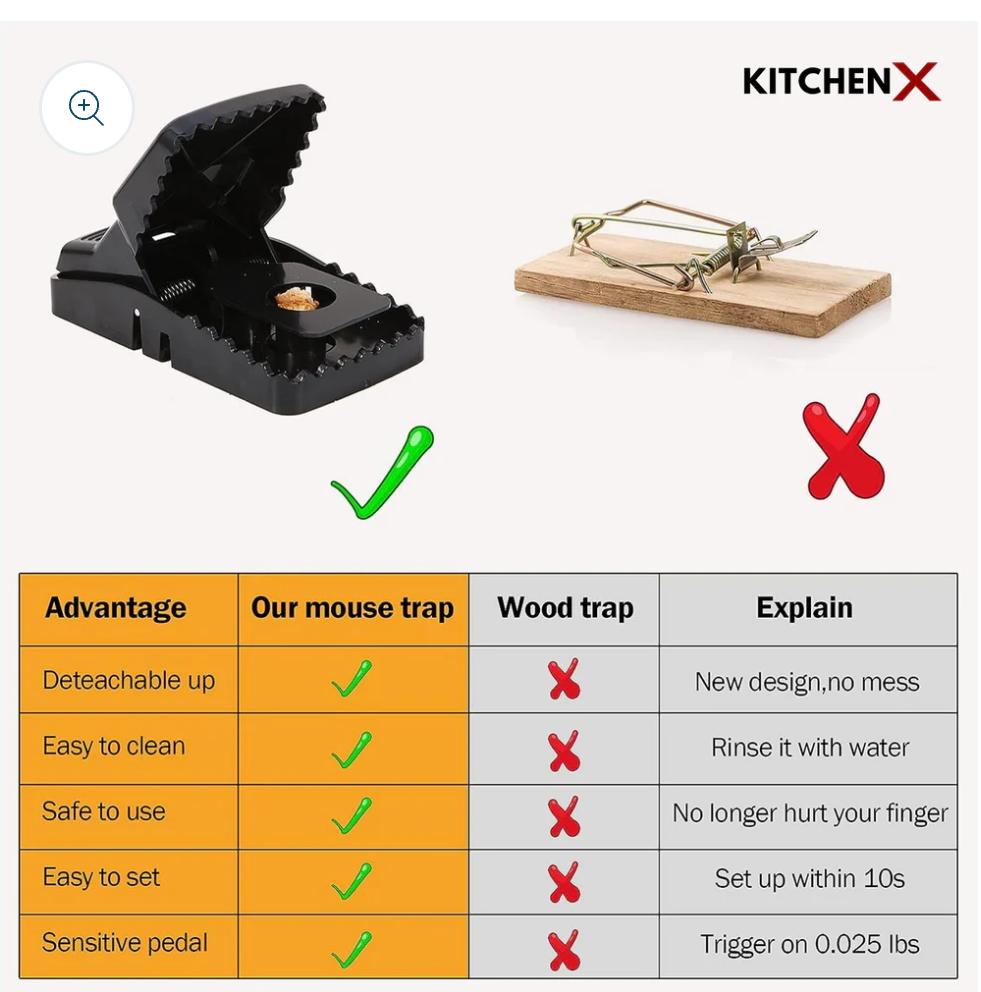 Heavy Duty Mouse Catcher Trap