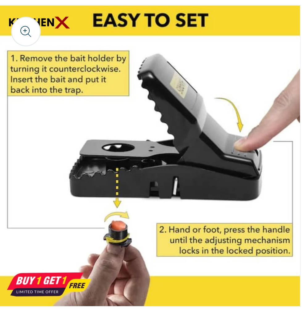 Heavy Duty Mouse Catcher Trap