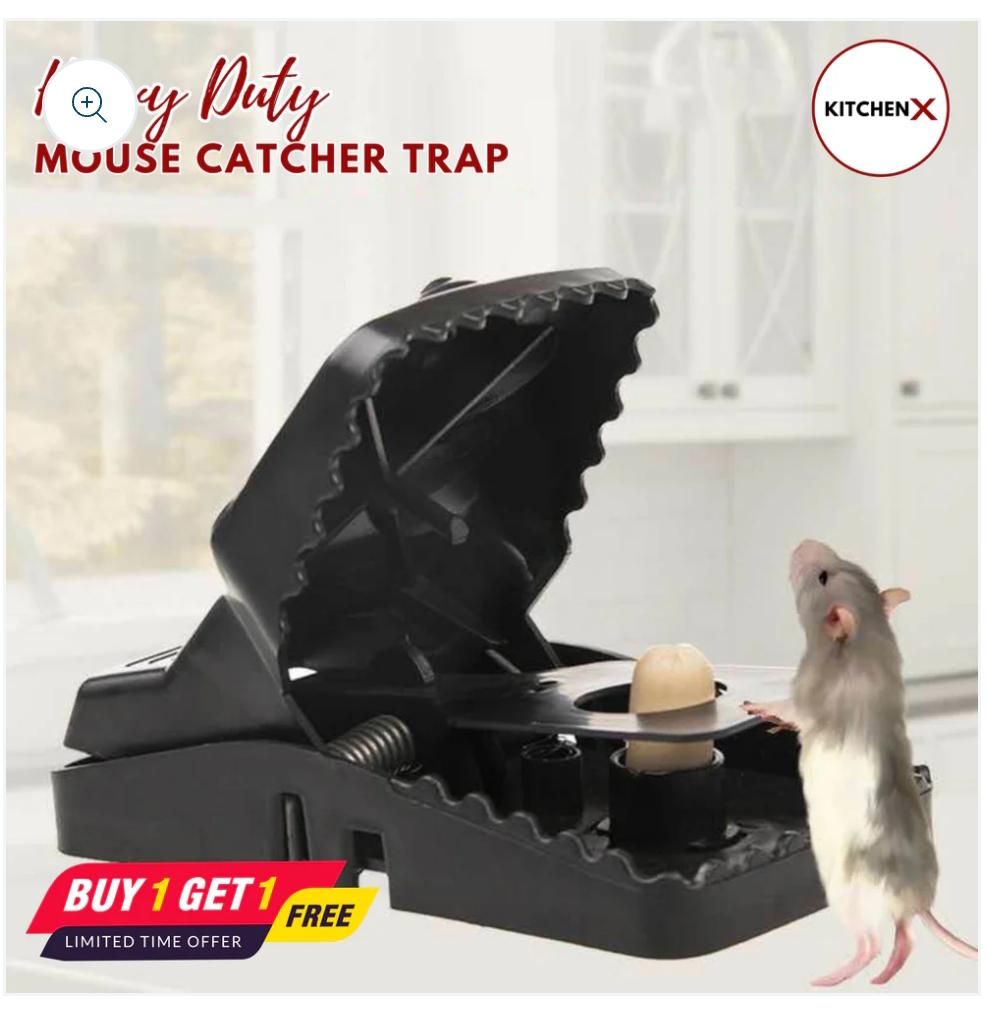 Heavy Duty Mouse Catcher Trap